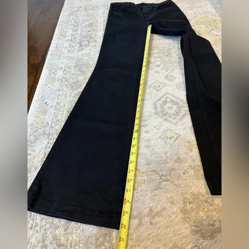 J Brand Maria High Rise Flare Jeans in Jet Black inseam 34 - Picture 14 of 14